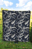 Piano Black Pattern Print Quilt-grizzshop