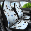 Piano Blue Pattern Print Universal Fit Car Seat Covers-grizzshop