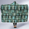 Load image into Gallery viewer, Piano Green Pattern Print Hooded Blanket-grizzshop