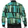 Piano Green Pattern Print Men's Bomber Jacket-grizzshop