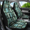 Piano Green Pattern Print Universal Fit Car Seat Covers-grizzshop