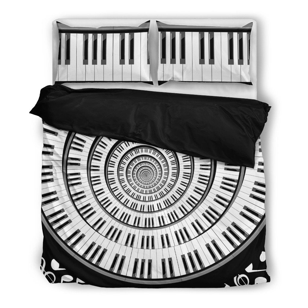 Piano Pattern Pillow & Duvet Covers Bedding Set-grizzshop