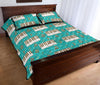 Piano Pattern Print Bed Set Quilt-grizzshop
