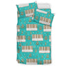 Piano Pattern Print Duvet Cover Bedding Set-grizzshop