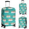 Piano Pattern Print Luggage Cover Protector-grizzshop