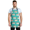 Piano Pattern Print Men's Apron-grizzshop