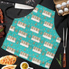 Piano Pattern Print Men's Apron-grizzshop