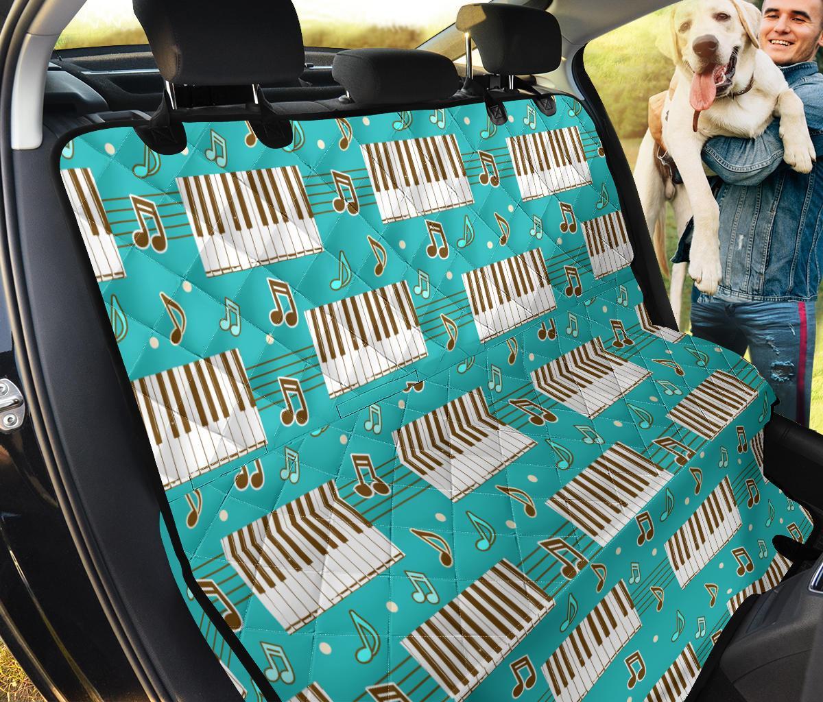 Piano Pattern Print Pet Car Seat Cover-grizzshop