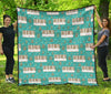 Piano Pattern Print Quilt-grizzshop