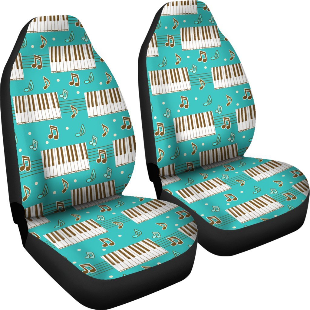 Piano Pattern Print Universal Fit Car Seat Covers-grizzshop