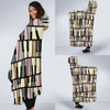 Piano Print Pattern Hooded Blanket-grizzshop