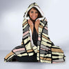 Piano Print Pattern Hooded Blanket-grizzshop