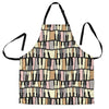 Piano Print Pattern Women's Apron-grizzshop