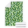 Pickle Cucumber Pattern Print Blanket-grizzshop