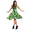 Pickle Cucumber Pattern Print Dress-grizzshop