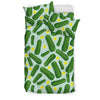 Pickle Cucumber Pattern Print Duvet Cover Bedding Set-grizzshop