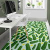 Pickle Cucumber Pattern Print Floor Mat-grizzshop