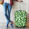 Pickle Cucumber Pattern Print Luggage Cover Protector-grizzshop