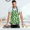 Pickle Cucumber Pattern Print Men's Apron-grizzshop