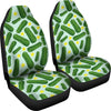 Pickle Cucumber Pattern Print Universal Fit Car Seat Covers-grizzshop