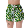 Pickle Cucumber Pattern Print Women's Shorts-grizzshop