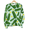 Pickle Cucumber Pattern Print Women's Sweatshirt-grizzshop