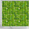 Pickle Cucumber Print Pattern Bathroom Shower Curtain-grizzshop