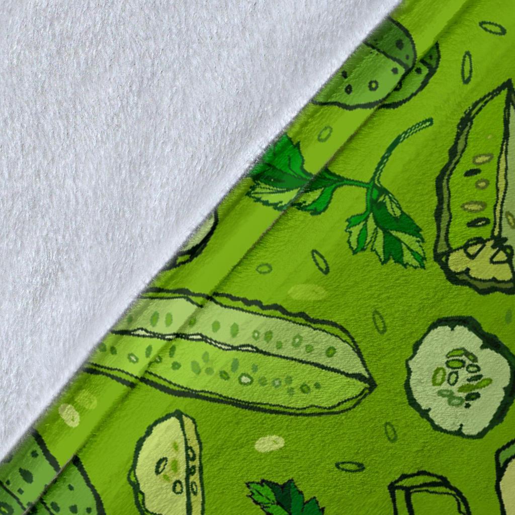 Pickle Cucumber Print Pattern Blanket-grizzshop