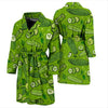 Pickle Cucumber Print Pattern Men Long Robe-grizzshop