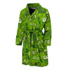 Pickle Cucumber Print Pattern Men Long Robe-grizzshop