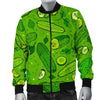 Pickle Cucumber Print Pattern Men's Bomber Jacket-grizzshop