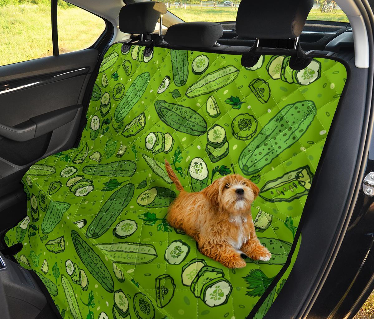 Pickle Cucumber Print Pattern Pet Car Seat Cover-grizzshop