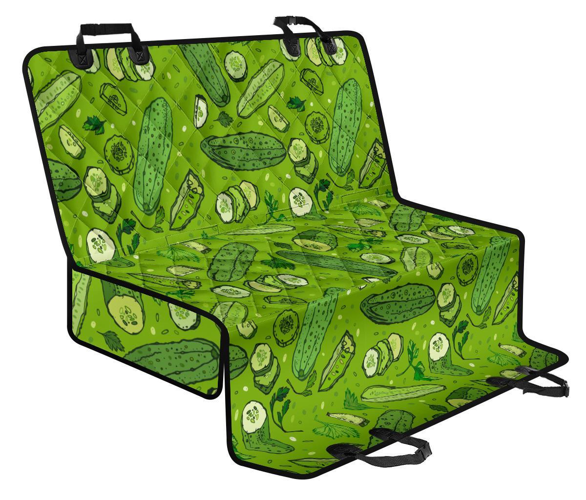 Pickle Cucumber Print Pattern Pet Car Seat Cover-grizzshop