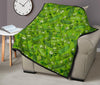 Pickle Cucumber Print Pattern Quilt-grizzshop