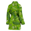 Pickle Cucumber Print Pattern Women Long Robe-grizzshop