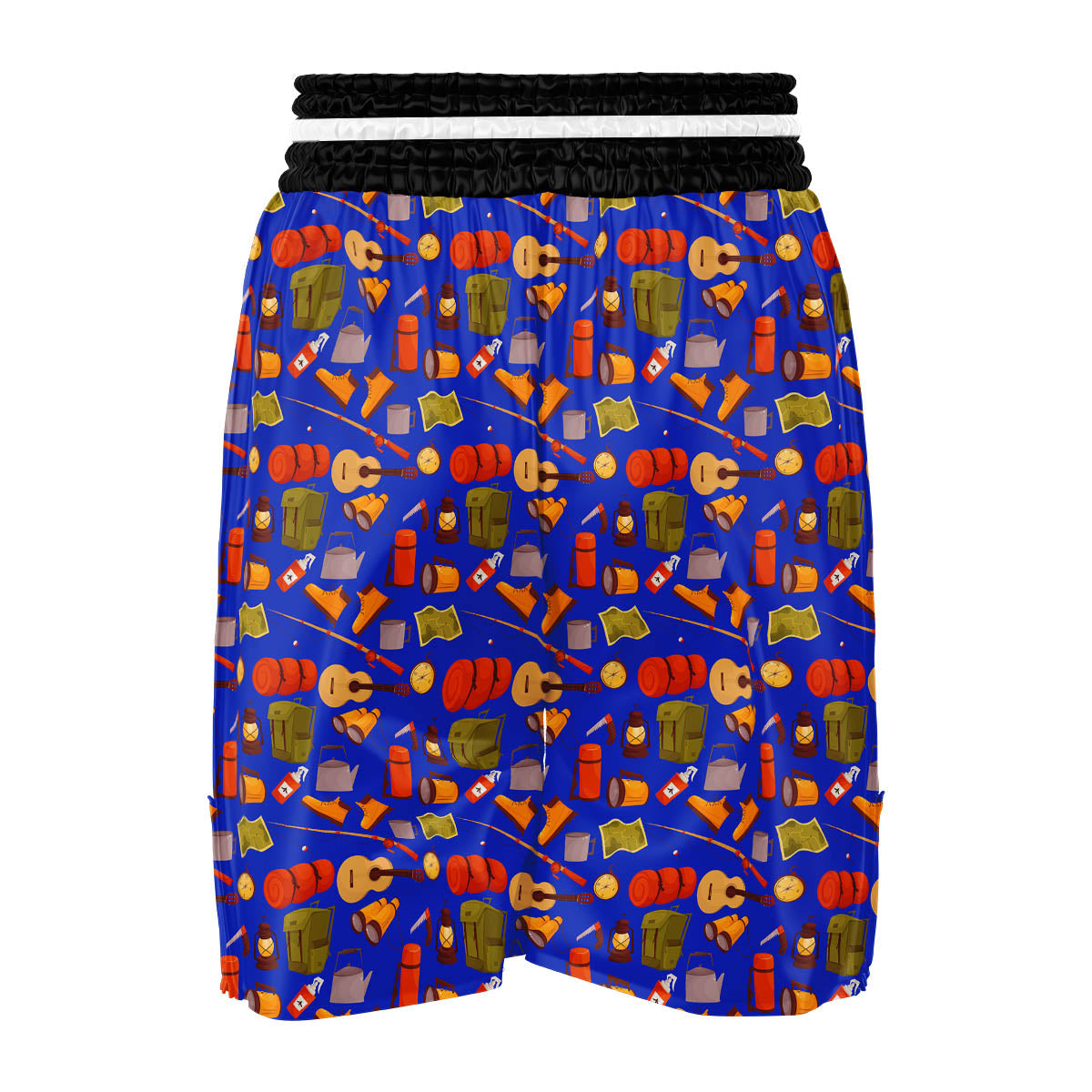 Picnic Camping Print Pattern Boxing Shorts-grizzshop