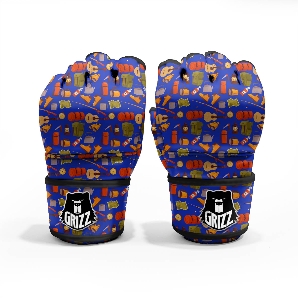 Picnic Camping Print Pattern MMA Gloves-grizzshop