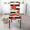 Piece Watermelon Stripe Black Pattern Print Chair Cover-grizzshop