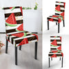 Piece Watermelon Stripe Black Pattern Print Chair Cover-grizzshop