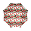 Piece Watermelon Stripe Black Pattern Print Foldable Umbrella-grizzshop