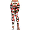 Piece Watermelon Stripe Black Pattern Print Pattern Women Leggings-grizzshop