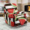 Piece Watermelon Stripe Black Pattern Print Recliner Cover-grizzshop