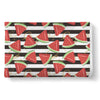 Piece Watermelon Stripe Black Pattern Print Throw Blanket-grizzshop