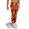 Pig And Chinese New Year Print Pattern Men's Leggings-grizzshop