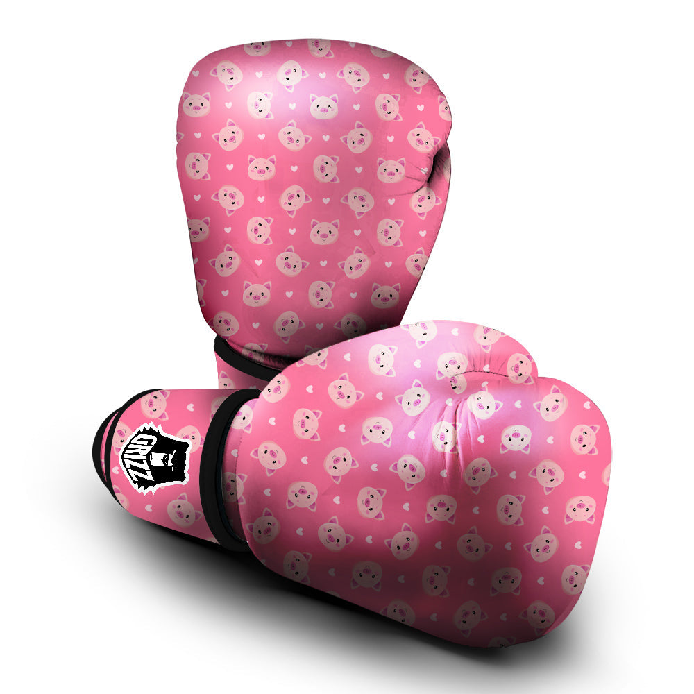 Pig Cute Cartoon Print Pattern Boxing Gloves-grizzshop