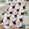 Pig Hand Drawn Pattern Print Blanket-grizzshop