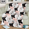 Pig Hand Drawn Pattern Print Blanket-grizzshop