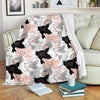 Pig Hand Drawn Pattern Print Blanket-grizzshop