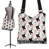 Pig Hand Drawn Pattern Print Crossbody Bags-grizzshop