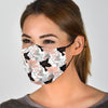 Pig Hand Drawn Pattern Print Face Mask-grizzshop